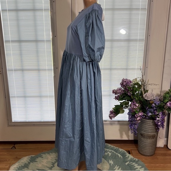 EN SAISON POPLIN MIDI DRESS - Picture 6 of 7